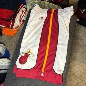 Adidas Home Miami Heat Basketball Short size S